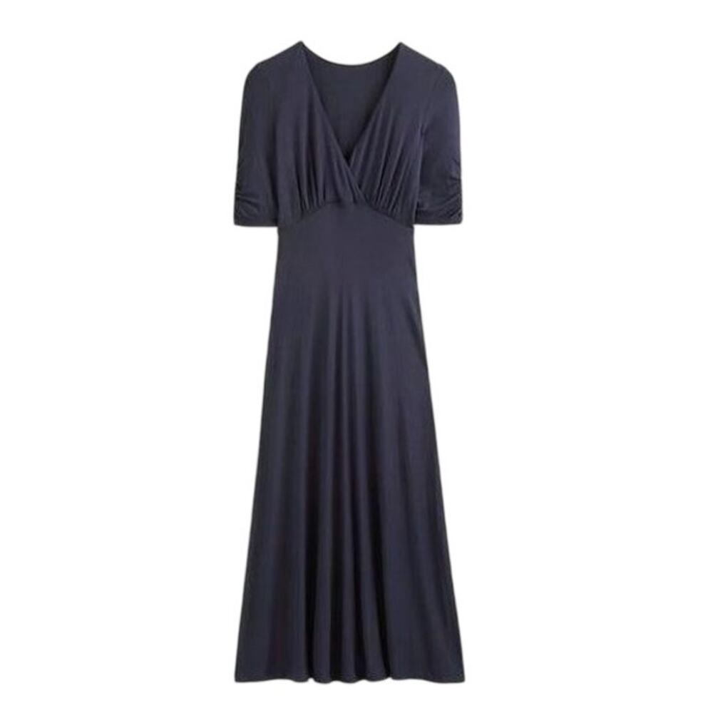 Boden Rebecca Jersey Midi Tea Dress - Blue - US 10R